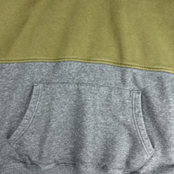 Levi's Sweatshirt Men's Medium Green/Grey Hoodie Long Sleeve Pullover Sweater - Picture 3 of 8